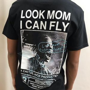 Look Mum I Can Fly Tees – Black