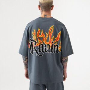 Blue Smoke Flame T-Shirt