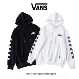 VANS CHECKER OVER SIZE PULL OVER HOODIE